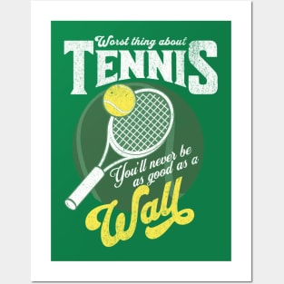 Funny Tennis Joke Posters and Art